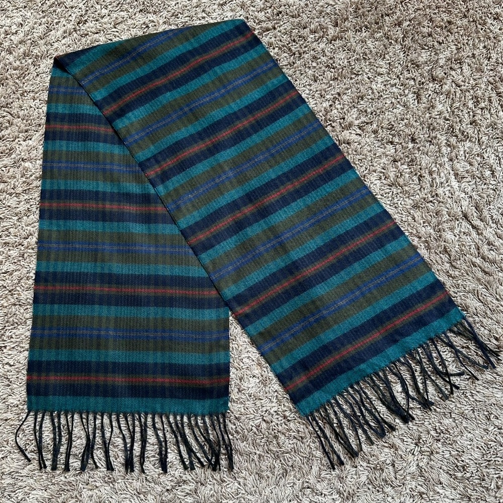 Christian Dior Monsieur Cashmaire Plaid Scarf